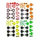 7 Waybutton UV Sticker - LionGP Sim Racing, Fanatec Rotary Encoder, Ascher Multistick 