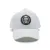 LionGP Hat in White with Curved Brim